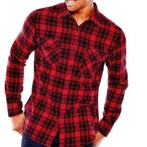 Arizona Jean Co. Red Flannel Shirt